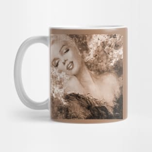 Marilyn Cherry Blossoms Sepia Mug